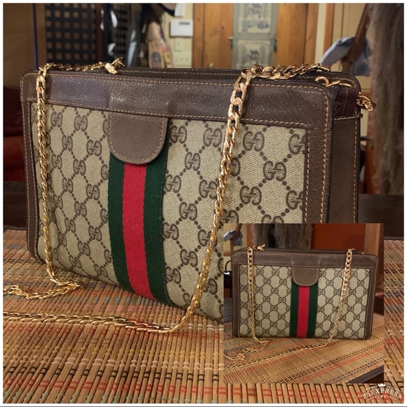 Gucci Handbags - 🎁Auth GUCCI CLUTCH/SHOULDER/CHAIN FAB 11x7x3.25🎁